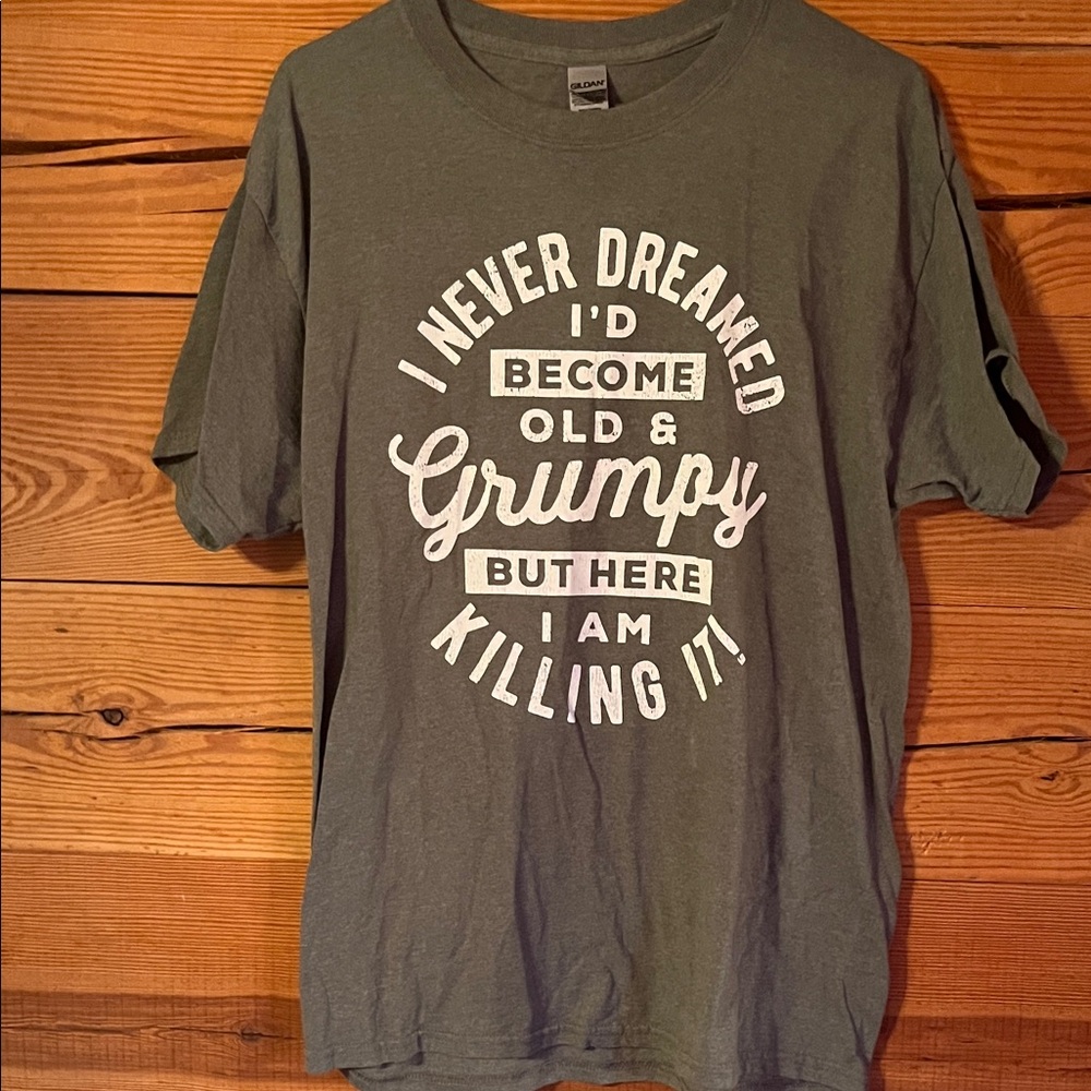 Gildan Olive Graphic Tee